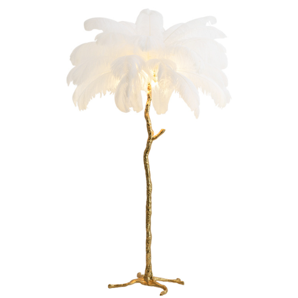 White  Feather Lamp | Event & Home Decoration